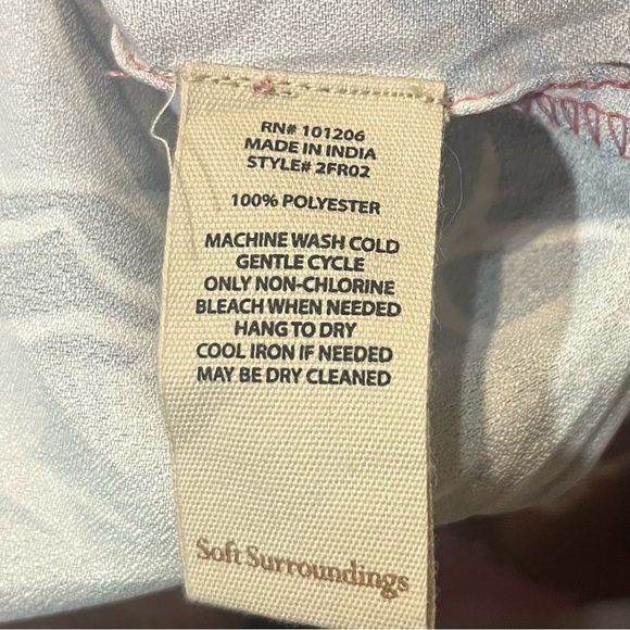 Soft Surroundings Alvadore Fleur Patchwork Print Satin Top - Picture 12 of 12